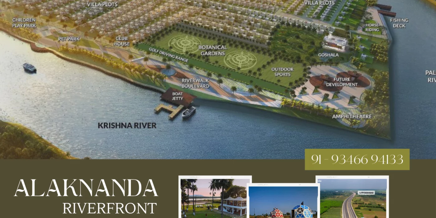 Alakananda RiverFront TS & AP’s 1st & ONLY Riverfront Gated Community of Villa .PLOTs. on the banks of KRISHNA River!